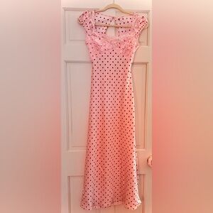Pink Polka Dot Dress